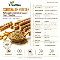 Poudre d'Astragale en vrac, qualité alimentaire et cosmétique, pure, déshydratée, en poudre de racine