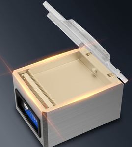 DZ-260 เครื่องซีลสูญญากาศอาหาร เครื่องซีลสูญญากาศแบบเปียกและแห้ง ขนาดเล็ก เครื่องซีลกึ่งอัตโนมัติ - Product Image 3