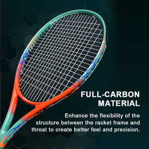 Raquette de tennis intermédiaire avancée pour amateurs, haute élasticité, entièrement en fibre de carbone, unisexe adulte, entraînement professionnel, jeu individuel - Product Image 3