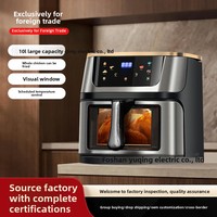 Friteuse à air chaud Nouveau Modèle Usage Domestique Capacité 6L+ Machine à Frites Multifonction Électrique Contrôle Tactile Protection Contre la Surchauffe