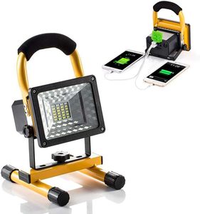 Lámpara de Trabajo LED de 4000LM con 3 Modos de Brillo, 6000K Luz Diurna, Portátil con Soporte para Taller WD-915 - Product Image 1