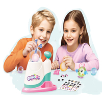 Machine à ballons éducative en plastique JOYSUNTOYS avec gonfleur et lanceur de balles collantes pour enfants, certifiée STEM EN71