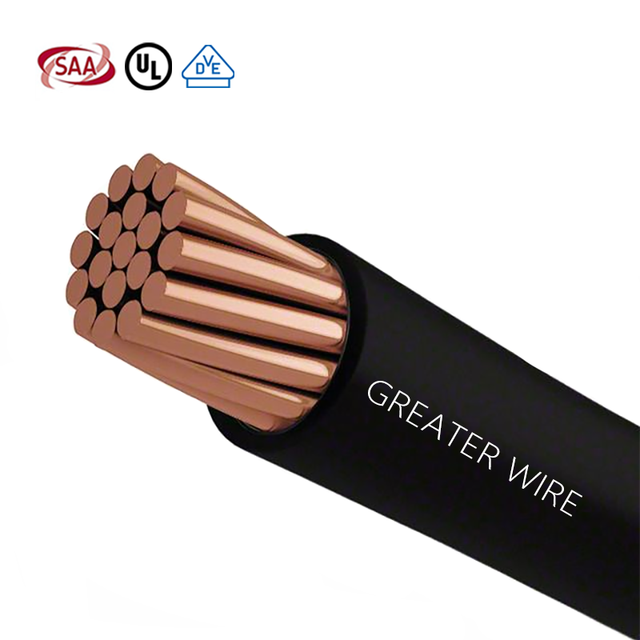 600V UL44 #8 6 4 3 2 1 AWG Pure Copper XLPE Insulation RHH/RHW/RHW-2 Heating Cable
