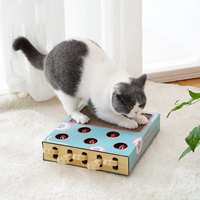 Chat jouet Chase chasse souris labyrinthe interactif éducatif avec Scratch Cat Hit Gophers drôle bâton chat jeu boîte
