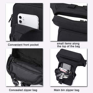 Sac de jambe tactique Molle personnalisé, imperméable, sac de taille pour hommes, pour les sports de plein air, le cyclisme, la chasse, le sac de cyclisme, les sacs de jogging - Product Image 6