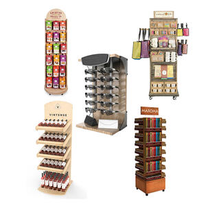 Expositor de Pipas de Tabaco de Madera de Arce, Roble y Cerezo Personalizado de Fábrica China con Función DIY para Tiendas - Product Image 6