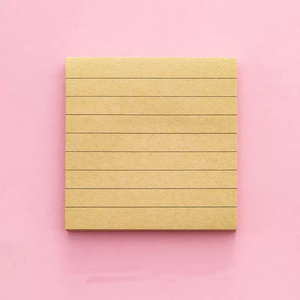 Nhà sản xuất sinh thái pastel lót ghi chú dán sáng tạo Bài Cai Trị xé siêu dính điện Memo miếng màu sắc tươi sáng - Product Image 5