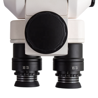 Microscope dentaire endodontique à double faisceau avec objectif à angle variable et caméra