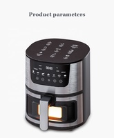 Friteuse à air chaud en promotion – Design innovant 4L, 5L, 7L, 8L – Friteuse électrique numérique intelligente en acier inoxydable – Accessoire de cuisine domestique décoratif
