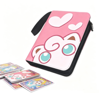 Vente en gros usine : Album de cartes à collectionner en PU, 4 pochettes, avec fermeture éclair et impression numérique, pour cartes de sport, cartes de baseball et TCG