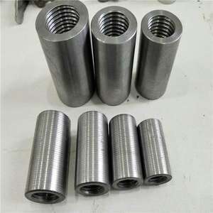 Acoplador de Acero al Carbono y Aleación de Zinc para Refuerzo de Materiales de Construcción, Precio de Fábrica, M20-M40, Manguito de Empalme con Acabado Pulido - Product Image 5