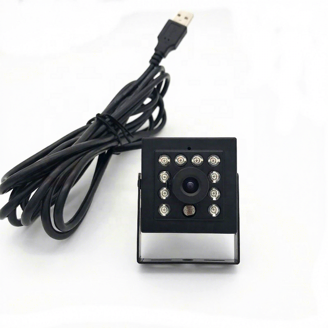 OEM Factory HD 1MP 720P Mini CMOS Sensor Night Vision USB Camera with 10 IR LEDs for Bird Nest & ATM Machine & Kiosk