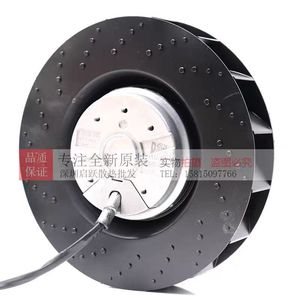 พัดลมแบบแรงเหวี่ยง R2E180-AS77-40 มอเตอร์ 230V AC ใบพัดโลหะ พัดลมแบบท่อ ผลิตในเยอรมนี - Product Image 1