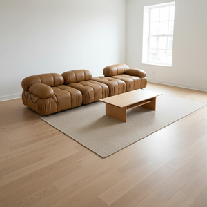 Sofá Modular en Forma de L Convertible Moderno de Tela con Tres Asientos y Relleno de Esponja - Product Image 5