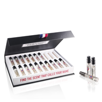 Flacon de parfum miniature personnalisé, vaporisateur de poche, coffret cadeau magnétique, conteneur cosmétique, coffret découverte