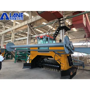 LANE Automatic Crawler Compost Turner Machine Tractor Mounted Towable Compost Turner Compost Mixer Tractor Towable Mixer