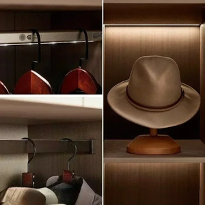 Meuble de dressing sur mesure de luxe moderne avec rangement dissimulé, armoire intégrée sur mesure, durable - Product Image 6