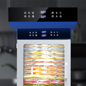 Deshidratador de Alimentos Comercial de Gran Capacidad, 32-40 Bandejas, Secador Vertical de Frutas y Carnes con Puerta Transparente, Multifuncional - Product Image 4