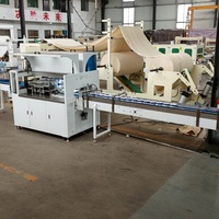 Máquina Rebobinadora y Cortadora de Papel Higiénico Totalmente Automática de Alta Velocidad, Línea de Producción de Papel Higiénico