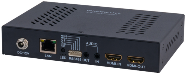 WebRTC POE 4 Streams H.265 HD to IP SRT RTSP UDP 1080 60FPS Encoder with TF Card and USB Recording for IPTV