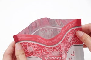 Borsa stampata in alluminio Mylar sigillo riaperto sale himalayano per il corpo avvolgente opaca sali da bagno trasparente per finestra borsa a chiusura lampo - Product Image 5