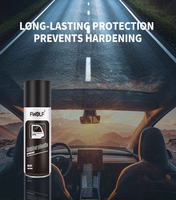 Spray caoutchouc intérieur de voiture antirouille voiture polymère cristal silicone lubrifiant spray d'huile pour plastique et cuir