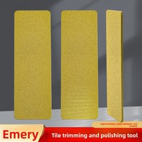 Tampon de polissage rectangulaire doré – Outil de finition pour carreaux et matériaux en pierre – Polyvalent pour arrondissement et lissage – Origine Chine – Nouveau