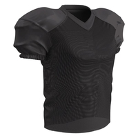 Ropa de fútbol americano personalizada poliéster en blanco hombres fútbol Jersey malla práctica atlética camiseta