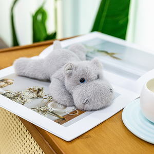 <span class=keywords><strong>Peluche</strong></span> <span class=keywords><strong>Hippopotame</strong></span> Personnalisée de Haute Qualité, Jouet Doux, Décoration de Bureau, Cadeaux d'Anniversaire pour Enfants, Porte-clés en <span class=keywords><strong>Peluche</strong></span> <span class=keywords><strong>Hippopotame</strong></span> - Product Image 5