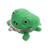Monedero con Forma de Rana, Monedero Pequeño de Rana Verde Navideña, Bolsa Colgante