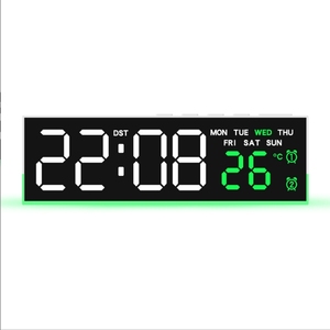 Wholesale Lumina Modern Design Style Night Light Alarm <strong>Clock</strong> New Multi-Functional LED Display Digital <strong>Clocks</strong> - Product Image 6