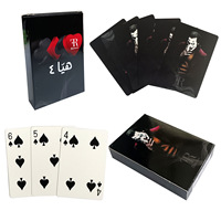 Cartes de poker en plastique personnalisées Deskjoy Modèle HBD0002 Plusieurs épaisseurs Sélection de matériaux Impression de logo personnalisée Marché du Moyen-Orient