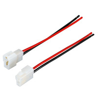 Connecteur Électrique Automobile 6,3 mm 2 Broches DJ7021-6.3-11/21, Fiche de Câble et Borne pour Moto, Vélo Électrique et Voiture