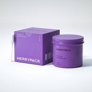 Merrynewon Custom Printing Food Grade Aluminum Can for Meal Replacement Powder Acai Berry Powder Container - Product Image 5
