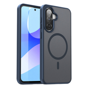 Coque de téléphone givrée translucide mate de 2mm pour <span class=keywords><strong>Samsung</strong></span> Galaxy <span class=keywords><strong>X</strong></span> <span class=keywords><strong>Cover</strong></span> 7 A07 A17 S25FE Couverture de charge sans fil magnétique - Product Image 4