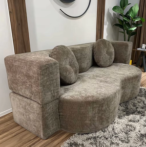 Divano Letto Modulare Pieghevole Multifunzione Integrato Nuovo di Piccole Dimensioni per Camera da Letto e Soggiorno con Spugna ad Alta Densità - Product Image 4