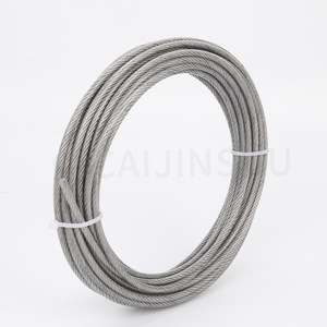 Cuerda de alambre de acero inoxidable 304 redonda y flexible para tendederos de balcón - Product Image 1