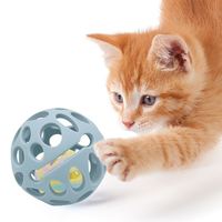 Balle à hochet interactive écologique personnalisée Jouet à mâcher en silicone pour chien