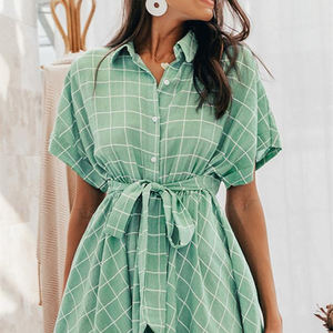 Robe mi-longue d'été décontractée en coton personnalisée - Product Image 1