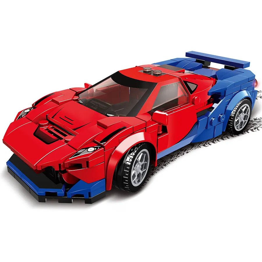Plastic Manufacturers Boy Sports Car Kit Car Model Diy Game Building Blocks Racing Car Small Particle Brick Supercar