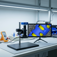 MSD417-4KV2-22 Industrial Digital Microscope with 4K Camera and 22 Inch Display Continuous Zoom for PCB Inspection and Soldering