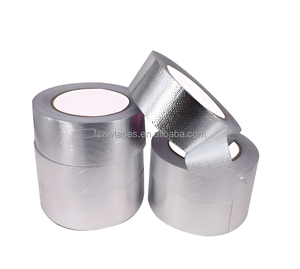 Cinta de Fibra de Vidrio con Lámina de Aluminio para Reparación de Aislamiento de Tuberías y Suelos, Precio de Fábrica - Product Image 1