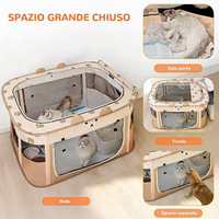 Chambre de mise bas respirante pour chat, lit pour chat et chien, chambre de mise bas pliable pour animaux, chambre de mise bas fermée pour chat, tente pour animaux