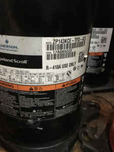 Compresseur de système de refroidissement ZP143KCE-TFD-455 ZP143KCE-TFD-522 Copeland, compresseur de stockage frigorifique Copeland - Product Image 2