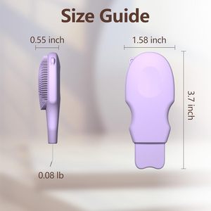 Outil de nettoyage des points noirs à double tête personnalisé en usine, brosse nettoyante faciale en silicone pour massage manuel et exfoliation du visage - Product Image 6