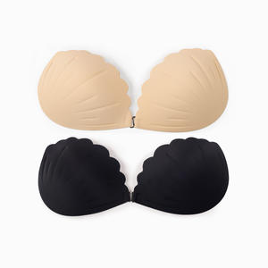 Patch de poitrine invisible à la mode sans bretelles respirant soutien-gorge de coquille de tous les jours de style non tissé avec coupe sans fil sans couture - Product Image 1