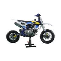 Barato Pit Dirt Bike aire refrigerado eléctrico Kick disponible 50cc 70cc 90cc 110cc 125cc modelos todoterreno