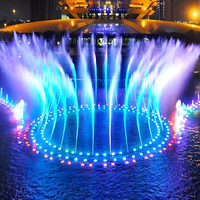 Fuente Musical Moderna de Acero Inoxidable para Exteriores, Personalizada en 2D/3D, de Gran Escala, con Funciones de Baile Ecológicas