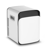 Mini réfrigérateur 15 litres pour chambre à coucher-Réfrigérateur cosmétique portable à double refroidissement, design compact, vente directe d'usine, personnalisable