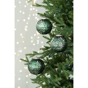 DB D3.9 boule de noël ornements verre décoratif boules suspendues ensemble pour vacances fête arbre décorations support accessoires - Product Image 6